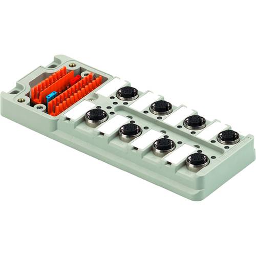 Weidmüller SAI-4-M 5P M12 UT 1701231000 Sensor/Aktorbox passiv M12-Verteiler mit Metallgewinde 2 St.