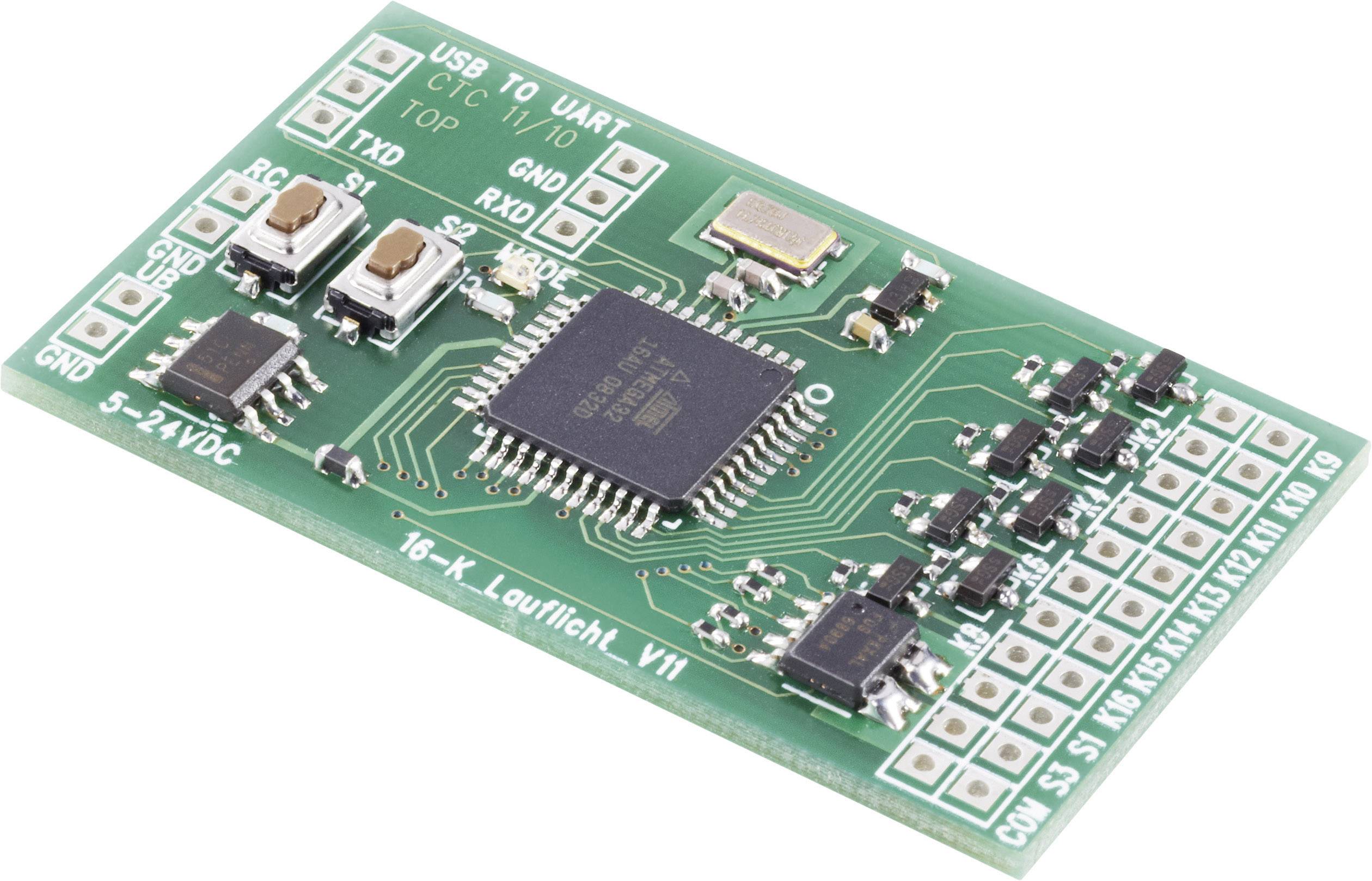 Conrad Components 190486 16-Kanal Lauflicht Bausatz Ausführung (Bausatz/Baustein): Baustein 6 V/DC, 12 V/DC-2