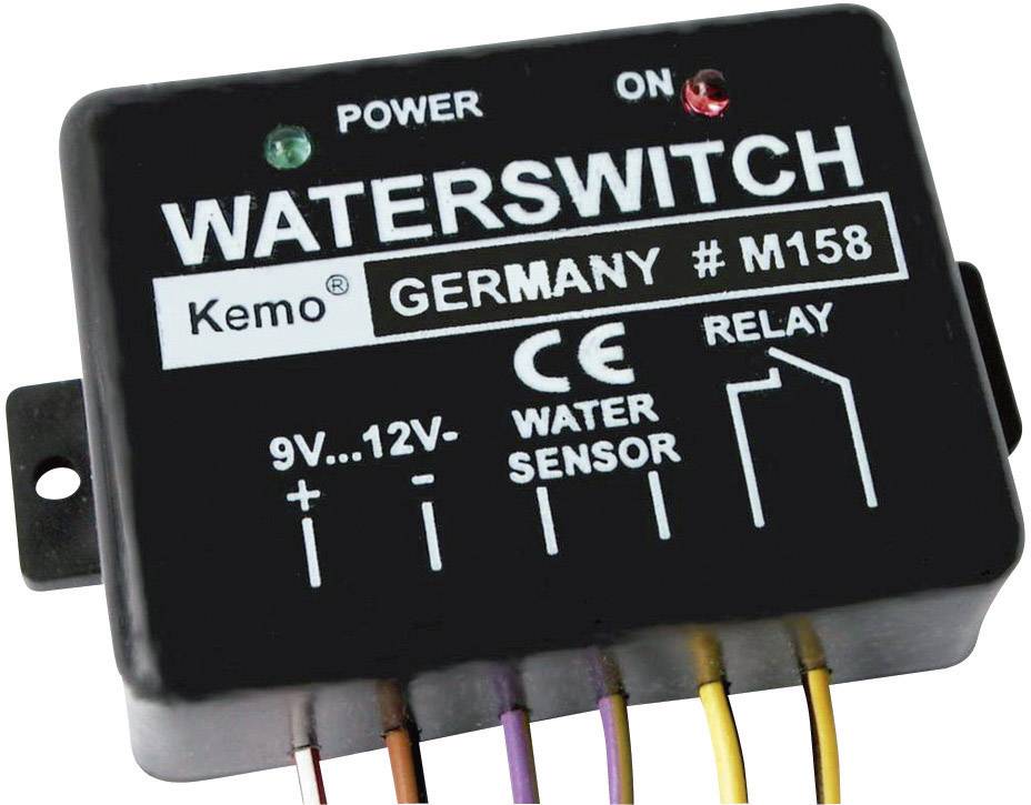 KEMO Wassermelder Baustein Kemo M158 9 V/DC, 12 V/DC