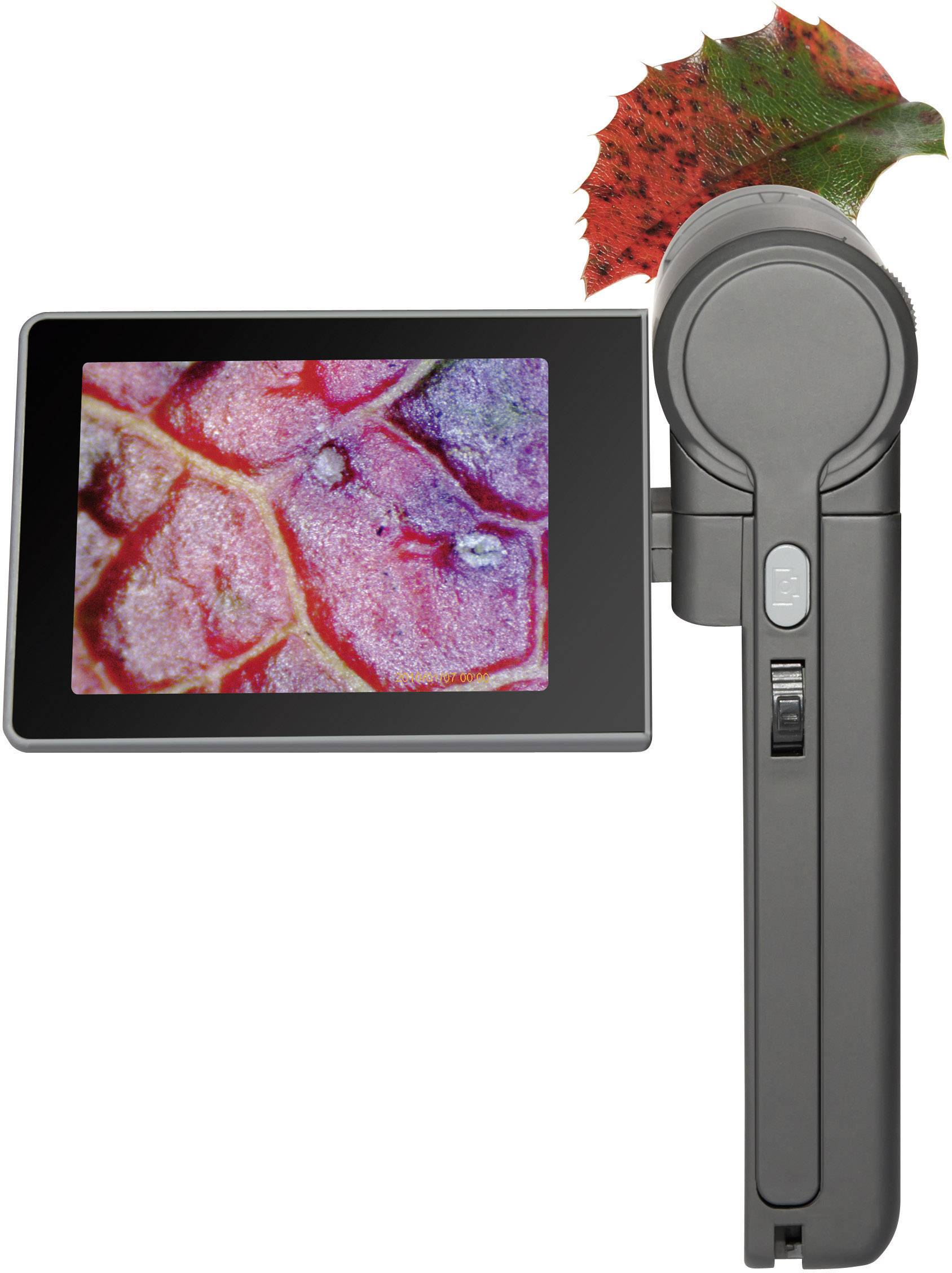 USB microscope with monitor dnt 5 MPix Digital zoom (max.) 500 x from