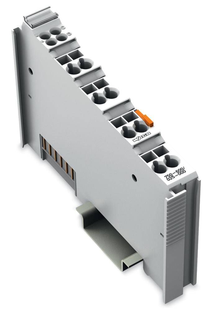 Wago Endmodul;Erw. Temperatur;;lichtgrau - 750-600/025-000 - 1 Stück