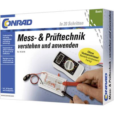 Conrad Components 10091 Basic Mess- & Prüftechnik Elektronik Lernpaket ab 14 Jahre 