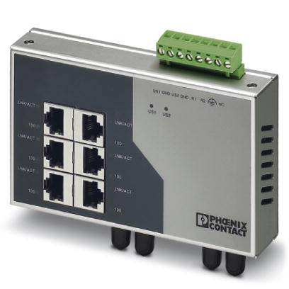 Phoenix Contact 2832674 FL SWITCH SF 6TX/2FX ST Industrial Ethernet Switch 10 / 100 MBit/s