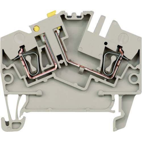 Weidmüller 1779010000-100 Prüftrenn-Reihenklemme Zugfeder Dunkelbeige 100 St.