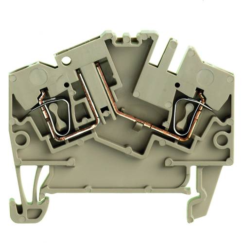 Weidmüller 1779020000 Prüftrenn-Reihenklemme Zugfeder Dunkelbeige 100 St.