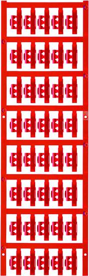 Weidmüller 1779080003 SFC 1/21 NEUTRAL RT Zeichenträger Montage-Art: aufclipsen Beschriftungsfläche: 4.10 x 21 mm Rot An