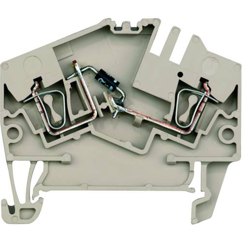 Weidmüller 1779110000 Bauelementreihenklemme Zugfeder Dunkelbeige 20 St.