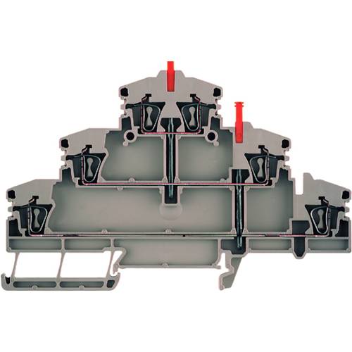 Weidmüller 1782320000 Mehrstockklemme Zugfeder Dunkelbeige 25 St.