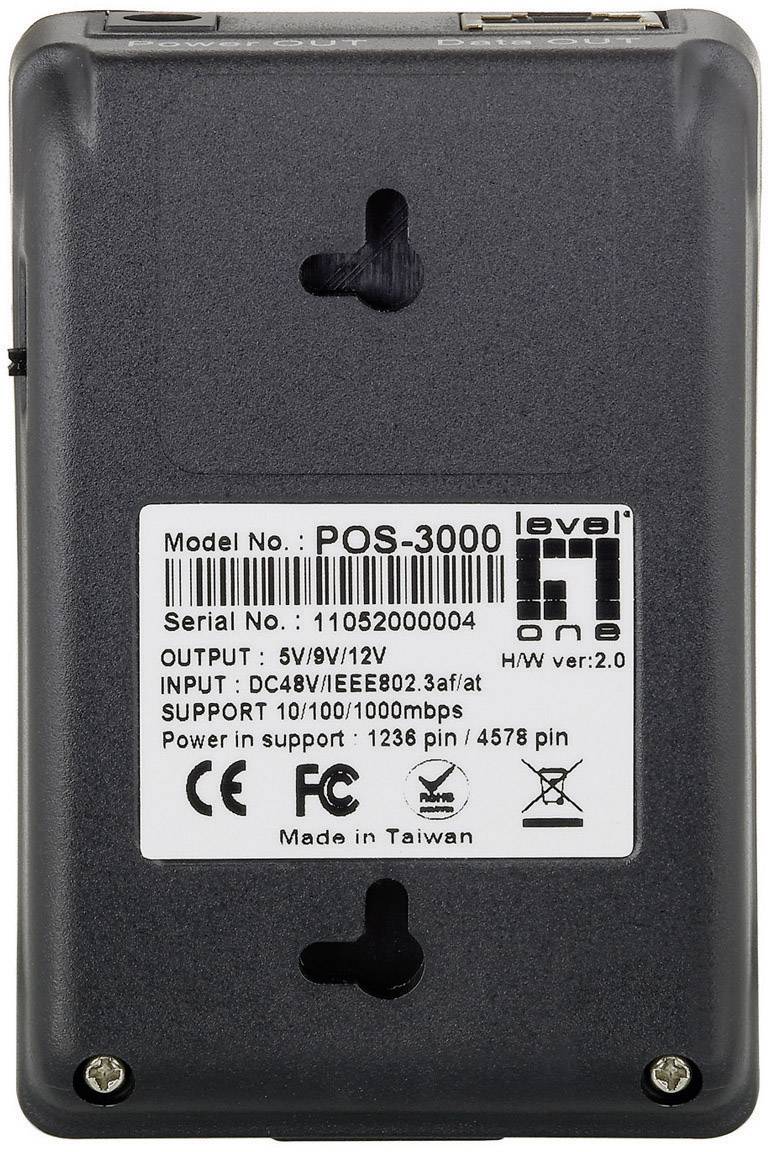 LevelOne POS-3000 Gigabit High Power - PoE-Splitter-2