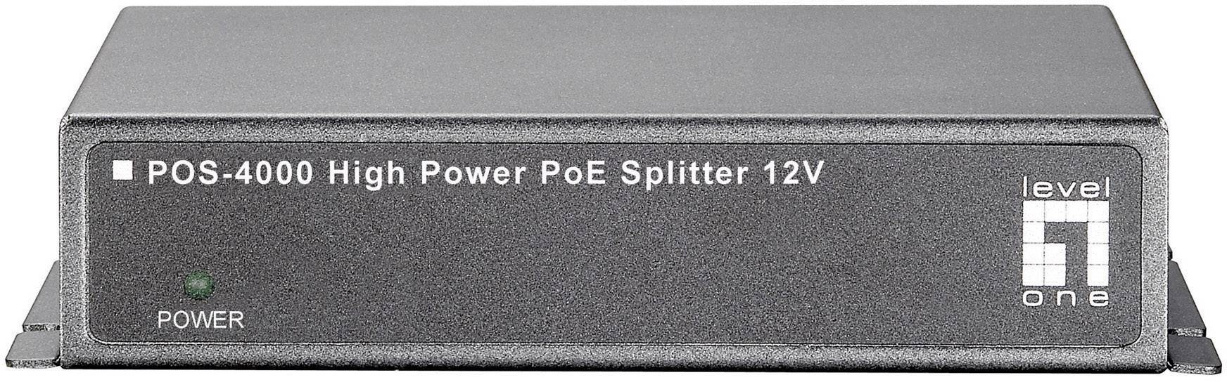 LevelOne POS-4000 PoE Splitter 100 MBit/s IEEE 802.3at (25.5 W)