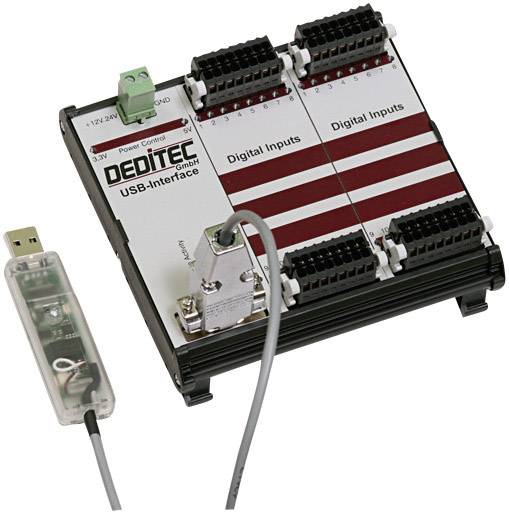 IO module Deditec ROUSBO32 USB No. of digital inputs 32 from