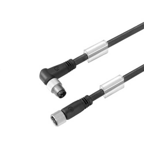 Thumbnail - Weidmüller 1073020150 Sensor-/Aktor-Steckverbinder, konfektioniert M8 Stecker, gewinkelt, Buchse, gerade 1.50 m Polzahl ...