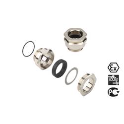 Kabelová průchodka Weidmüller KSG M25 BS O NI 2 G25 0930511222 mosaz, délka závitu 16 mm, mosaz, 20 ks