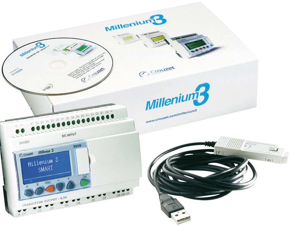 Crouzet 88974084 Kit XD26 R 24VDC PLC-starterkit 24 V/DC afbeelding