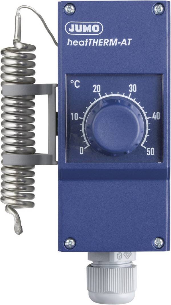 Jumo TR-60/60003192 2-Punkt-Regler Temperaturregler 0 bis 50 °C Relais 16 A (L x B x H) 70 x 80 x 120 mm