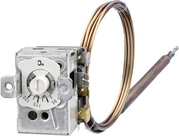Jumo 602031/21 Einbauthermostat 70 bis 130 °C (L x B x H) 42 x 36 x 46 mm
