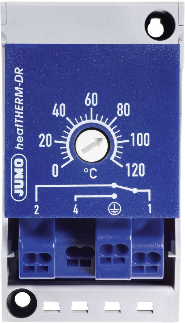 Jumo 603070/0002-7 Temperaturwächter 0 bis 120 °C Relais 16 A