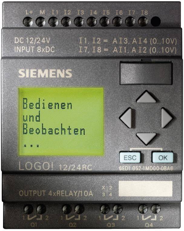 Modulo Di Controllo PLC Siemens LOGO! 12/24RC 6ED1052-1MD00-0BA6 12 V ...