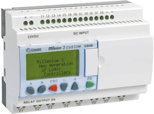 Crouzet 88970051 Millenium 3 CD20 SPS-Steuerungsmodul 24 V/DC