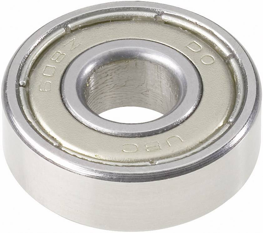 UBC Bearing 608 2RS Groefkogellager, radiaal Boordiameter 8 mm Buitendiameter 22 mm Toerental (max.) 20000 omw/min afbeelding