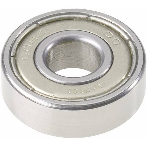 UBC Bearing 607 2RS Rillenkugellager radial Bohrungs-Ø 7 mm Außen-Durchmesser 19 mm Drehzahl (max.) 22000 U/min
