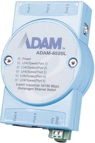 ADVANTECH Switch LAN Advantech ADAM-6520L Anzahl Ausgänge: 5 x 12 V/DC, 24 V/DC, 48 V/DC