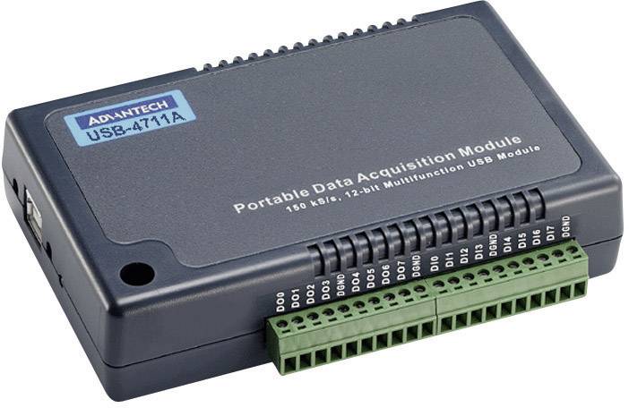 ADVANTECH I/O Modul DI, DO, Analog, USB Advantech USB-4711A-AE Anzahl Eingänge: 24 x Anzahl Ausgänge