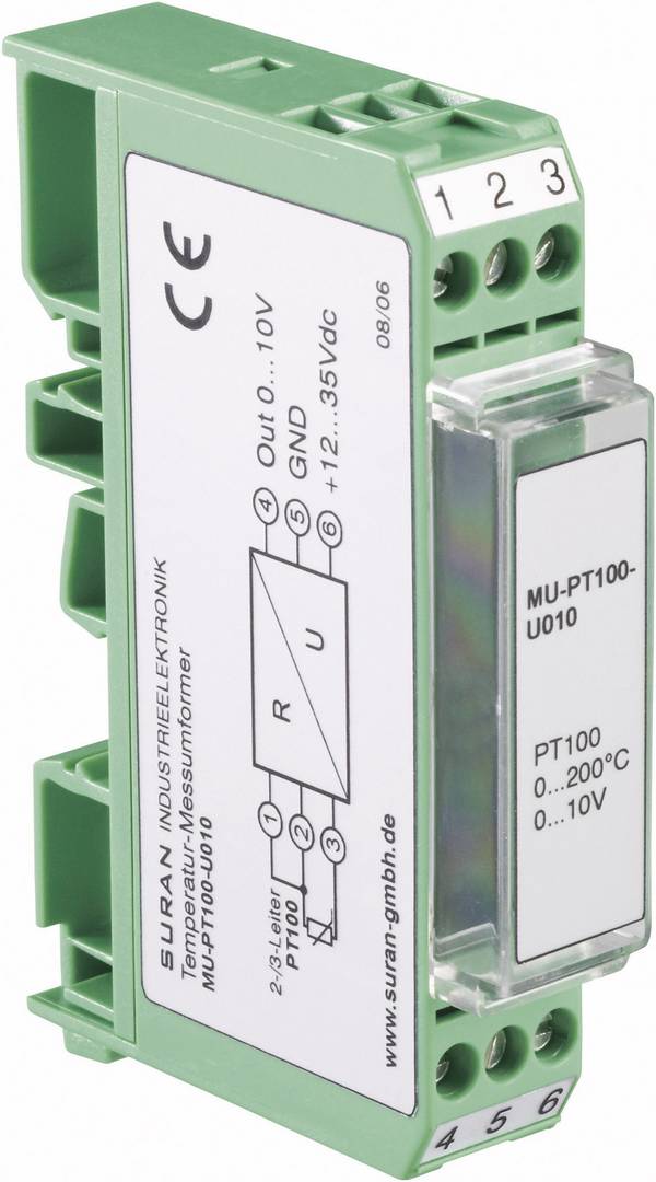 Enda MU-PT100-U010-50/100 Temperatur-Messumformer für Pt 100 MU-PT100-U010-50/100