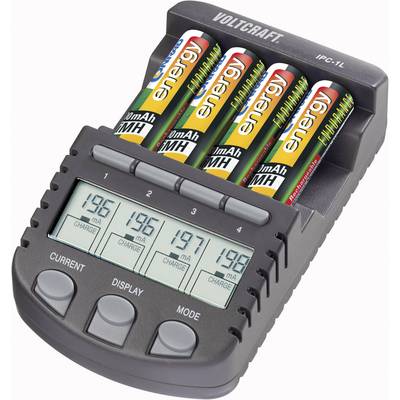 VOLTCRAFT IPC-1L Rundzellen-Ladegerät NiMH, NiCd Micro (AAA), Mignon (AA)-1