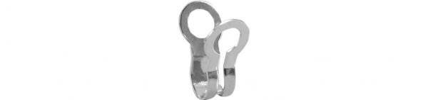 ASW SCHMIDT Stedo Schließen, Messing verchromt, für Kugelkette 3,2 mm-0
