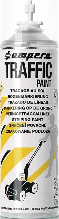 AMPERE 10602 Bodenmarkierspray TRAFFIC PAINT® 500 ml weiß-2