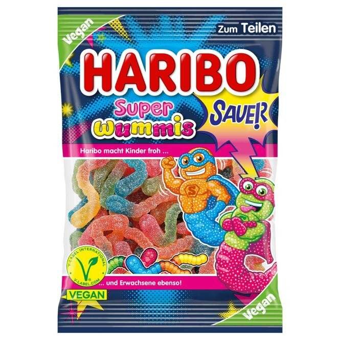 Haribo Super Wummis sauer vegan 175g Inhalt: 175g-0