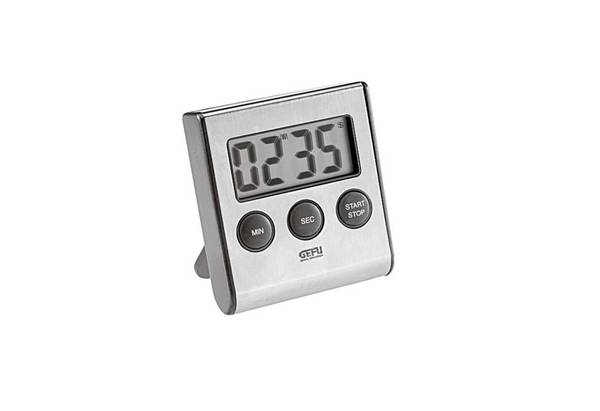 GEFU CONTARE Digital kitchen timer Black Stainless steel