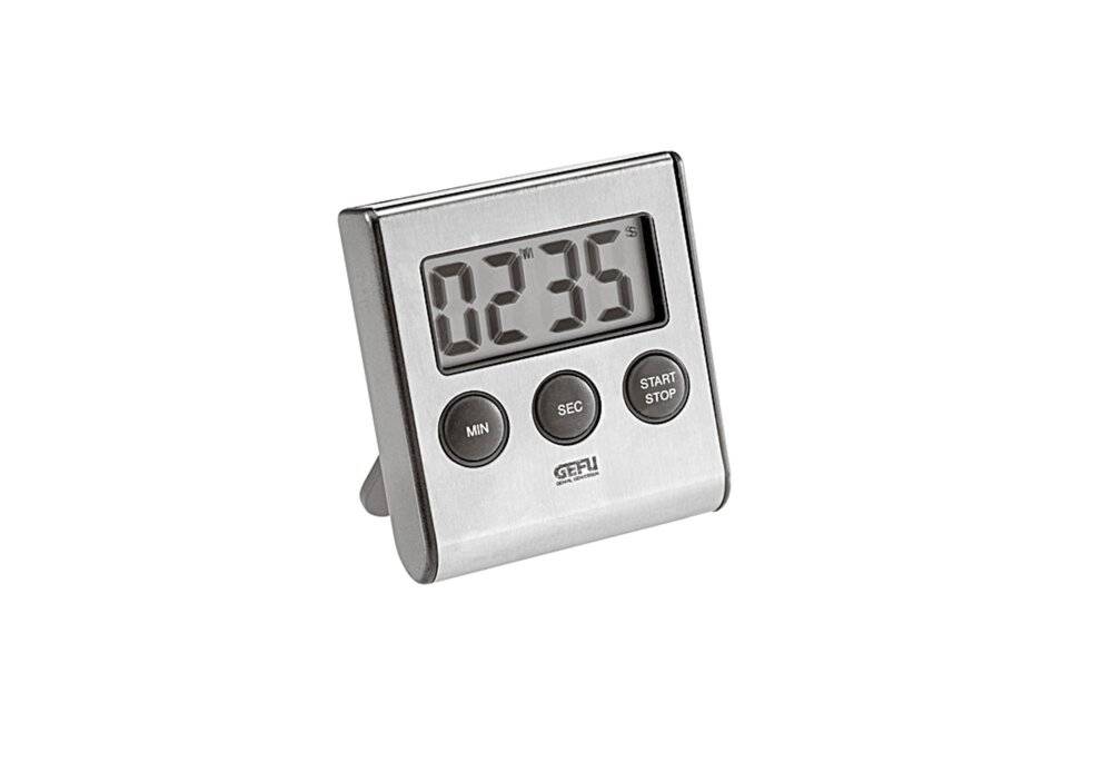 GEFU CONTARE Digital kitchen timer Black Stainless steel-0