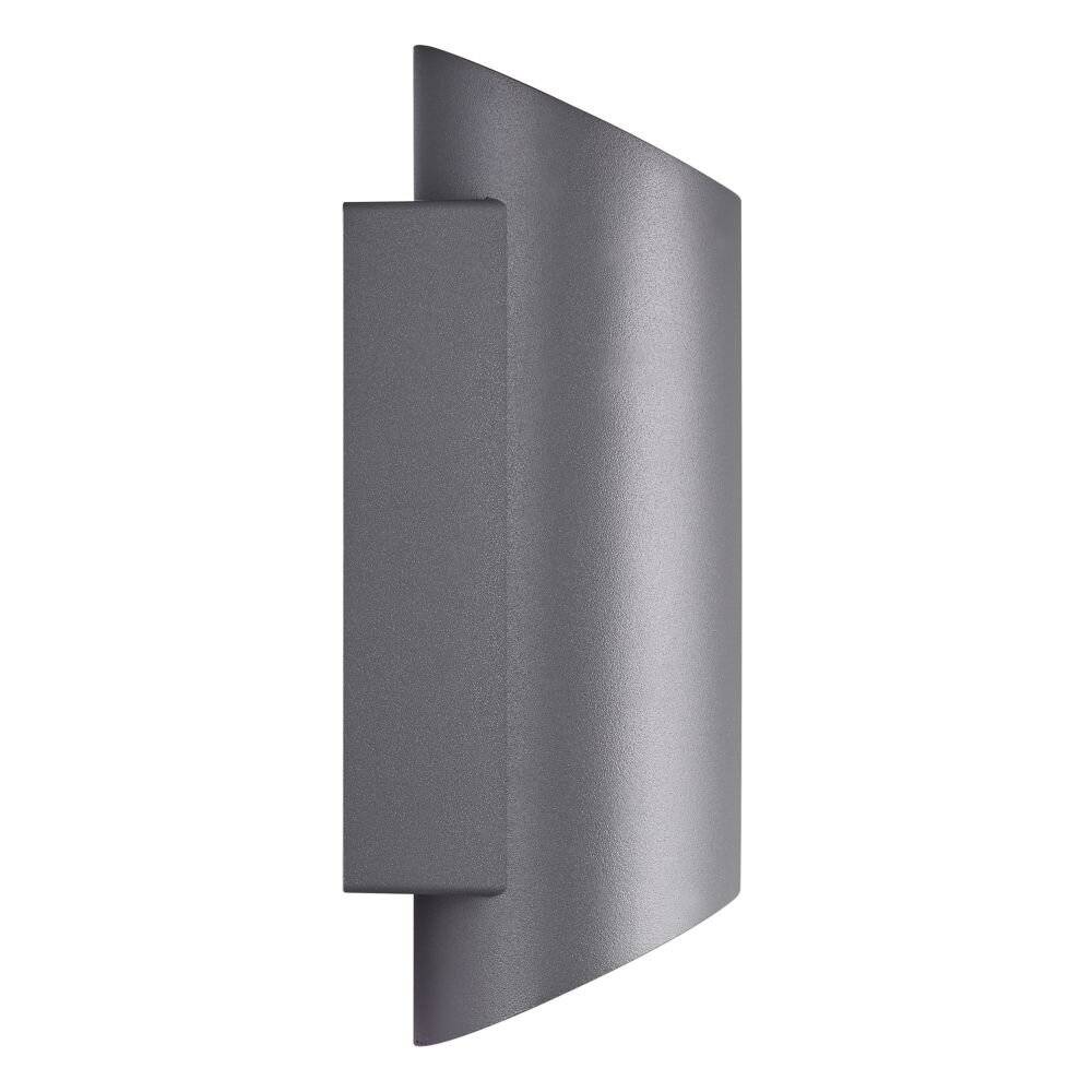 Preisbild für Nordlux Nico Wandleuchte Aluminium Anthrazit Up & Down | IP54 - Geeignet für 2x GU10