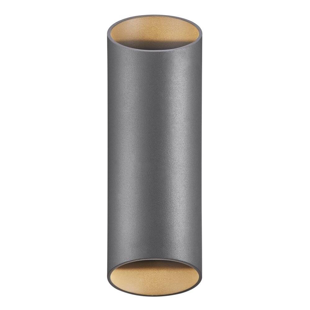 Symbolbild für Nordlux Nico Wandleuchte Aluminium Anthrazit Up & Down | IP54 - Geeignet für 2x GU10