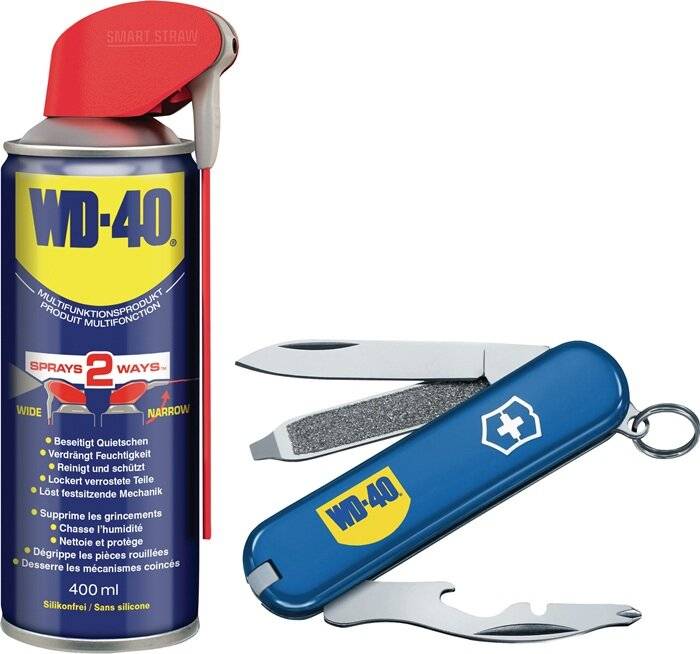 Multifunktionsprodukt 24x400ml Spraydose Smart Straw m.kostenl.Beigabe Set WD-40-0