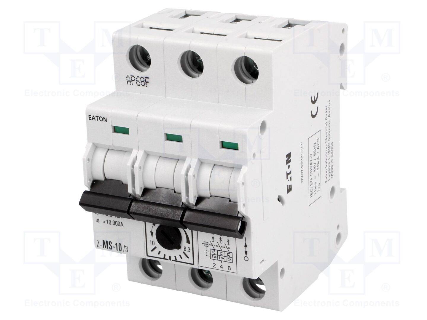 Eaton - 248411 - Z-MS-10/3 Motor-Protective Circuit-Breakers, 6,3-10A, 3p-0