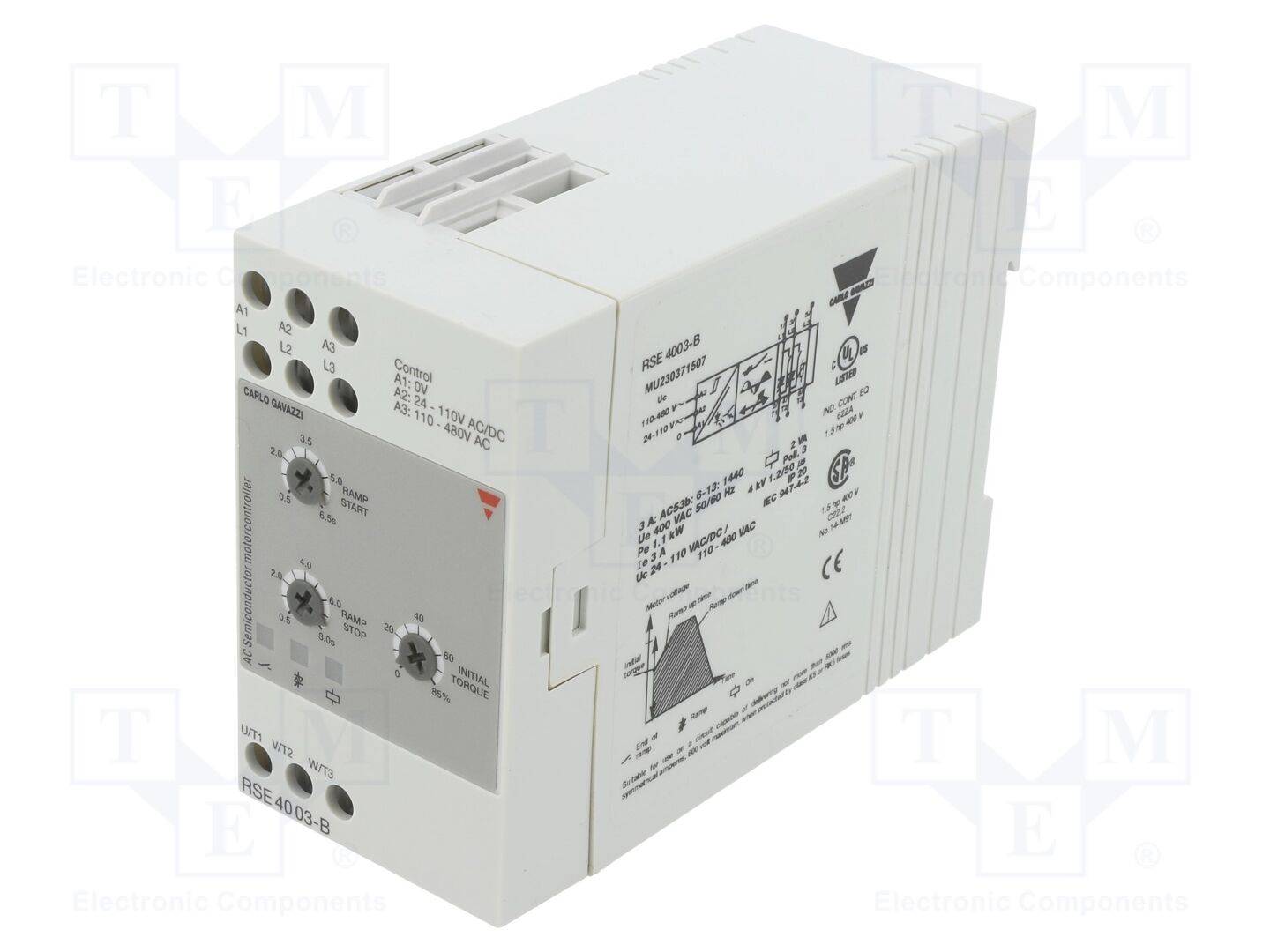 Carlo Gavazzi RSE4003-B, DIN MTR SOFT START 400V 3A