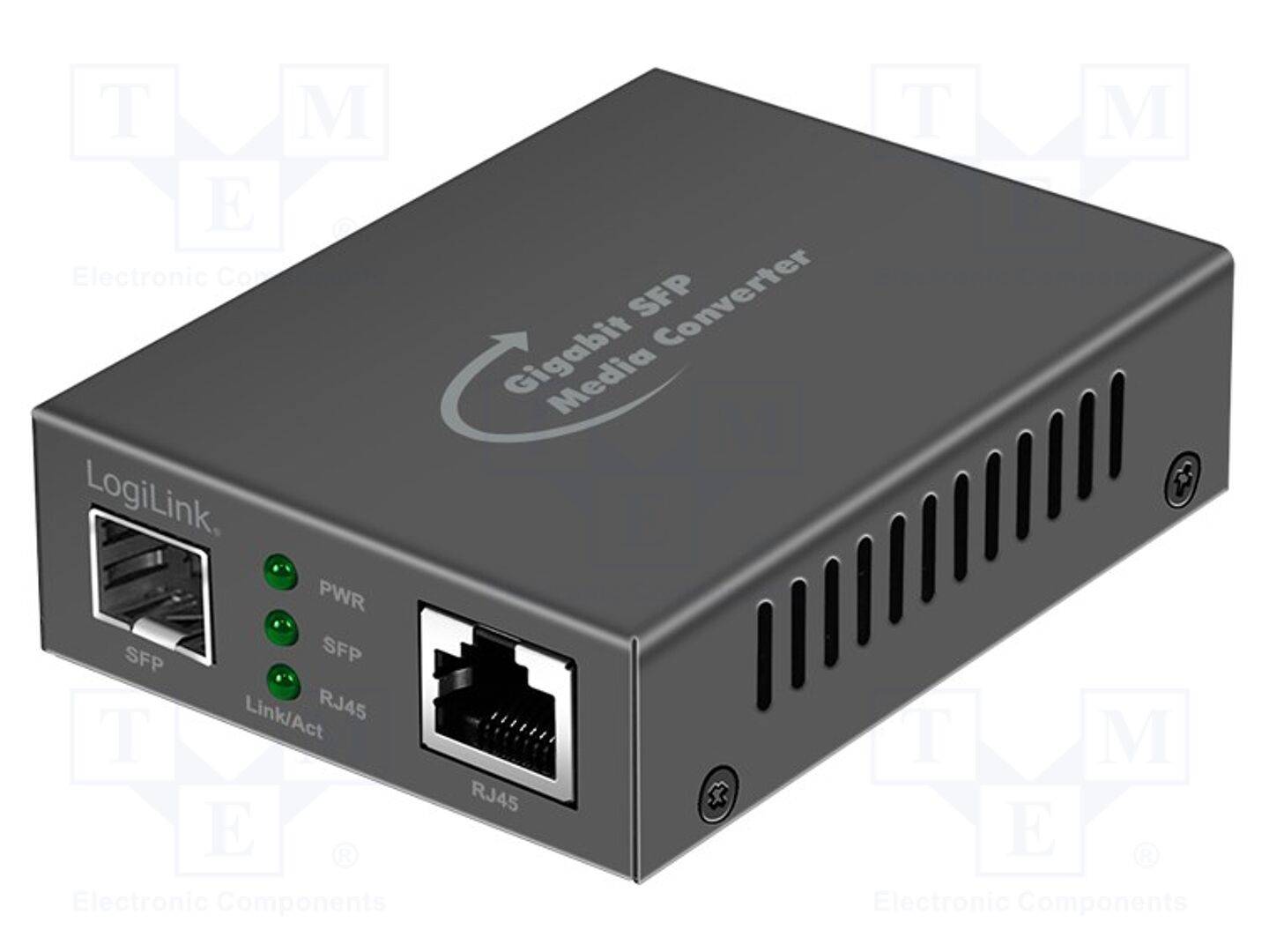 LogiLink Medienkonverter RJ45 auf SFP - Converter - 1 Gbps-0