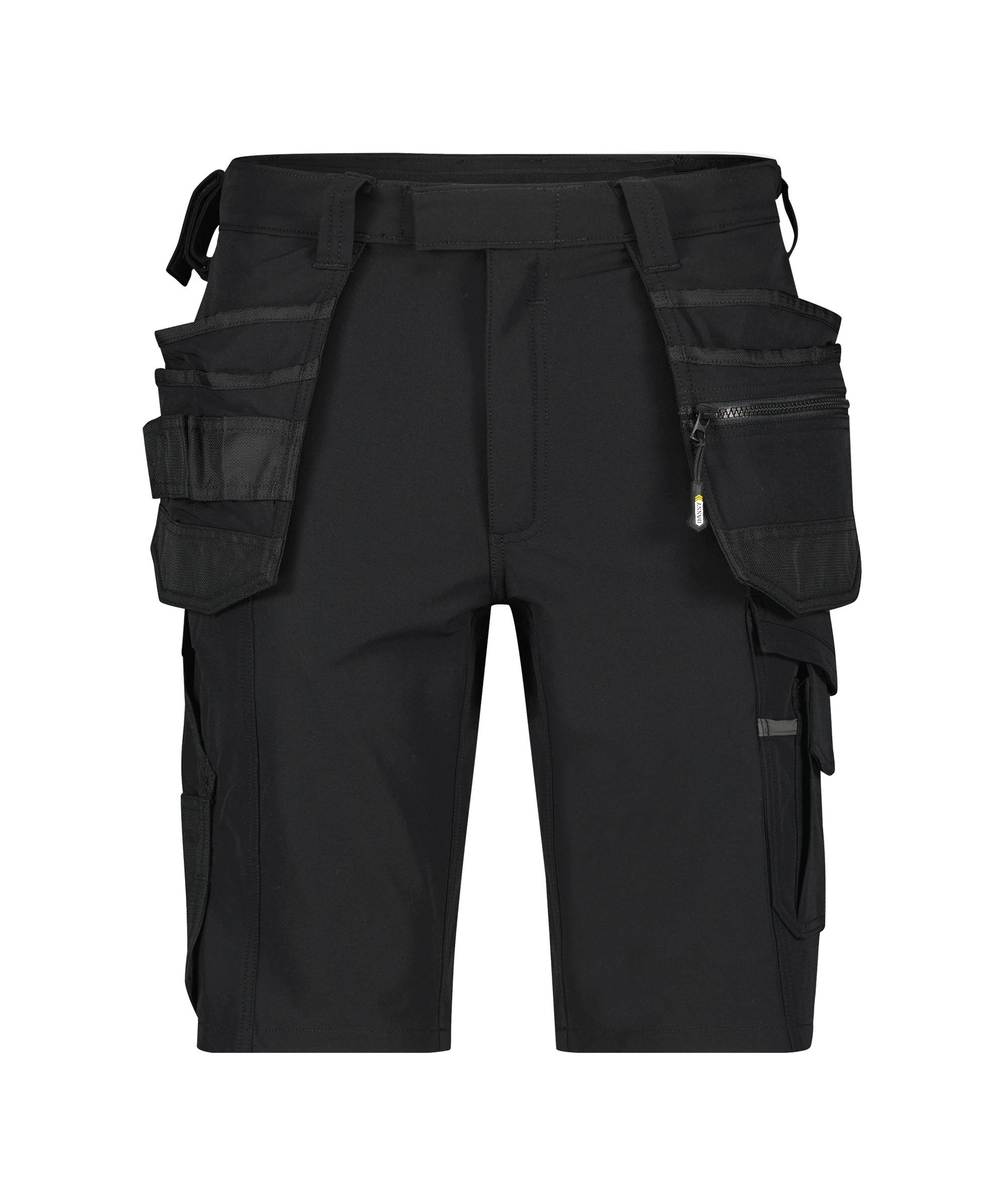 Arbeitsshorts mit Holstertaschen und stretch, SCHWARZ, Gr. 42-0