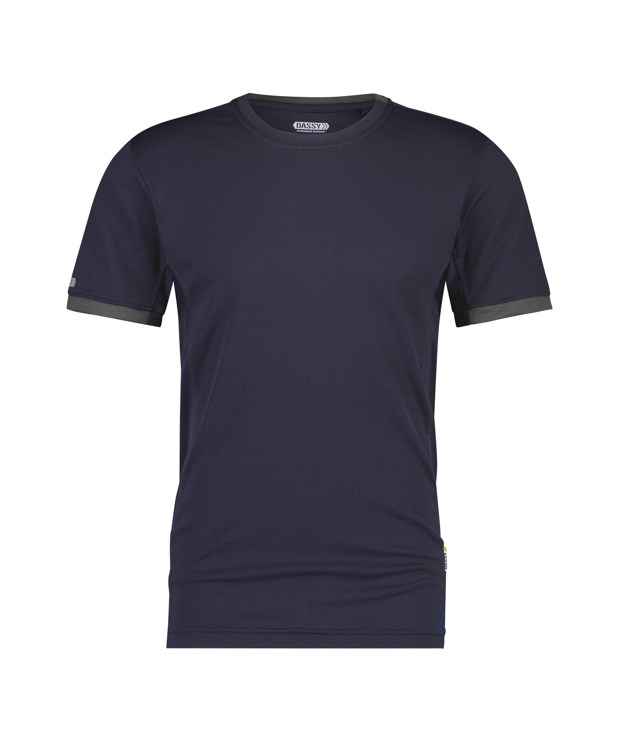 DASSY® Nexus T-shirt Nachtblau/Anthrazitgrau Gr. XL-0