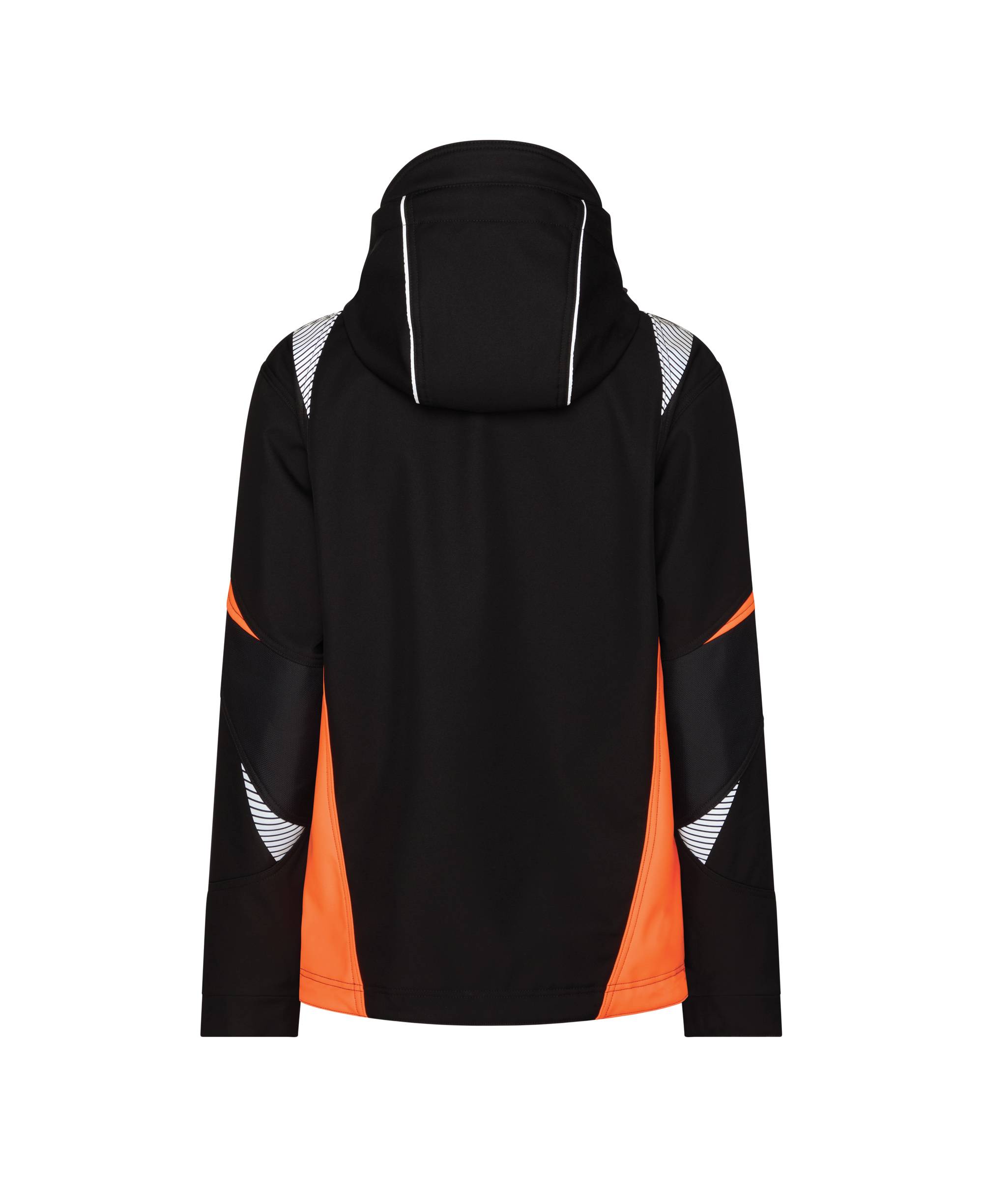 DASSY® Kalama Women Softshell-jacke für Damen Schwarz/Fluo Orange Gr. XL-1
