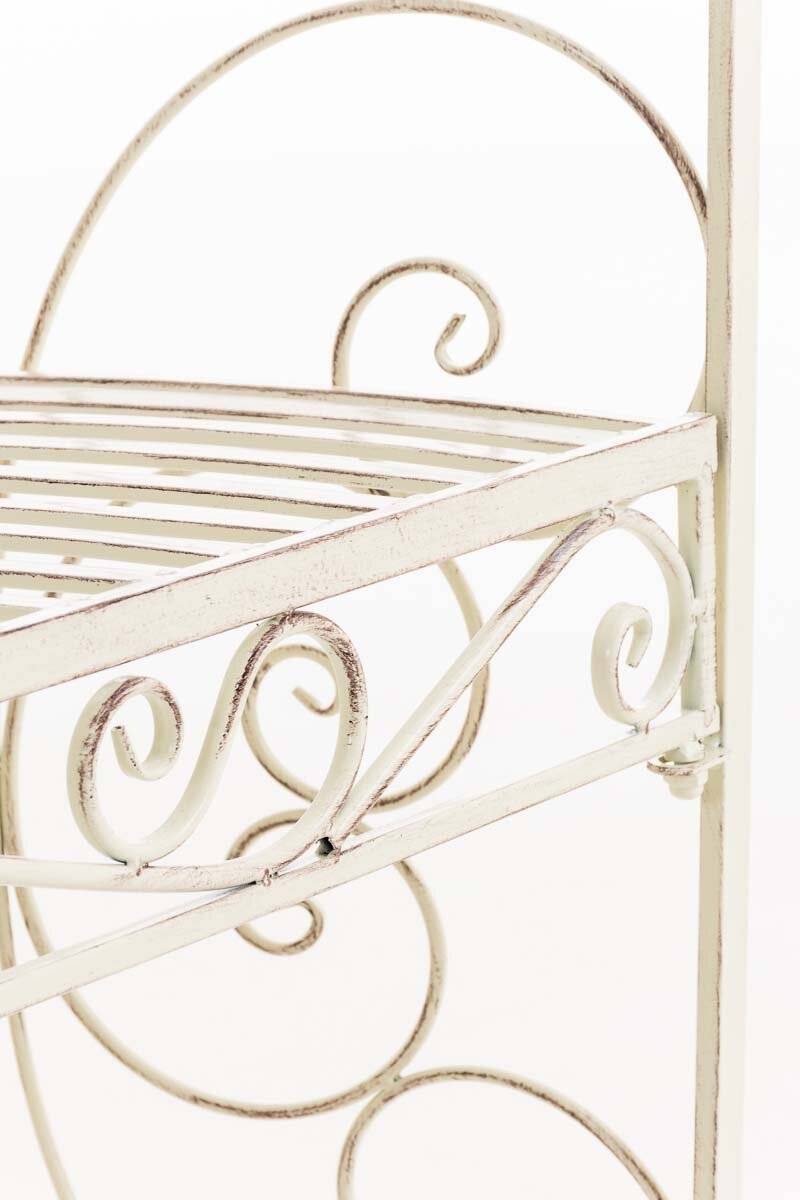 Halbpavillon Rosie mit Sitzbank antik-creme-4