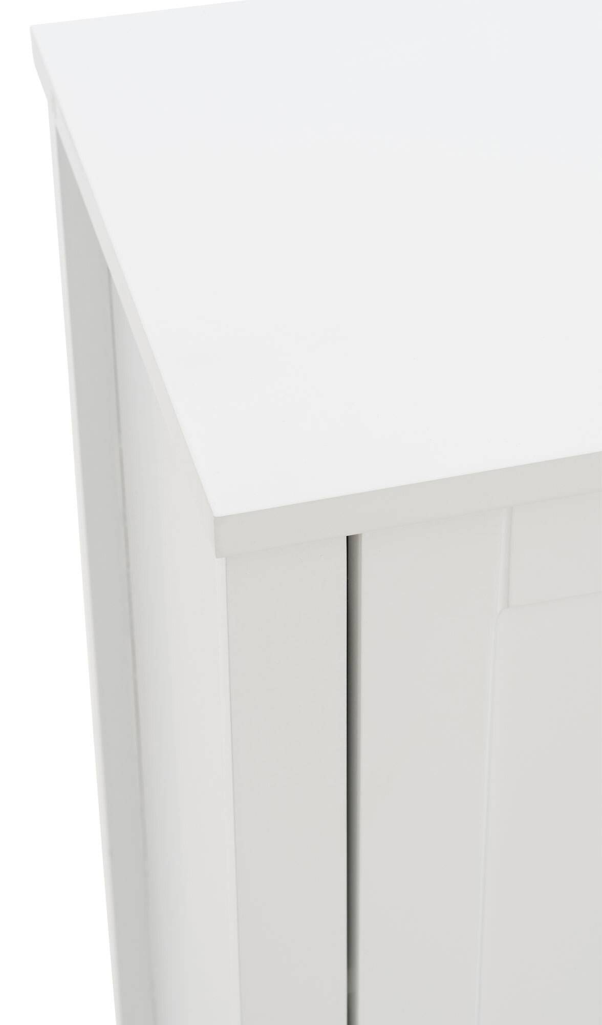 CLP Trading Kommode Lahti Weiß Holz 80cm Höhe 58cm Tiefe-3