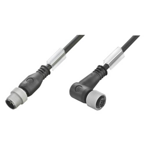 Weidmüller 1108880500 Sensor-/Aktor-Steckverbinder, konfektioniert M12 Stecker, gerade, Buchse, gewinkelt 5.00 m Polzahl...