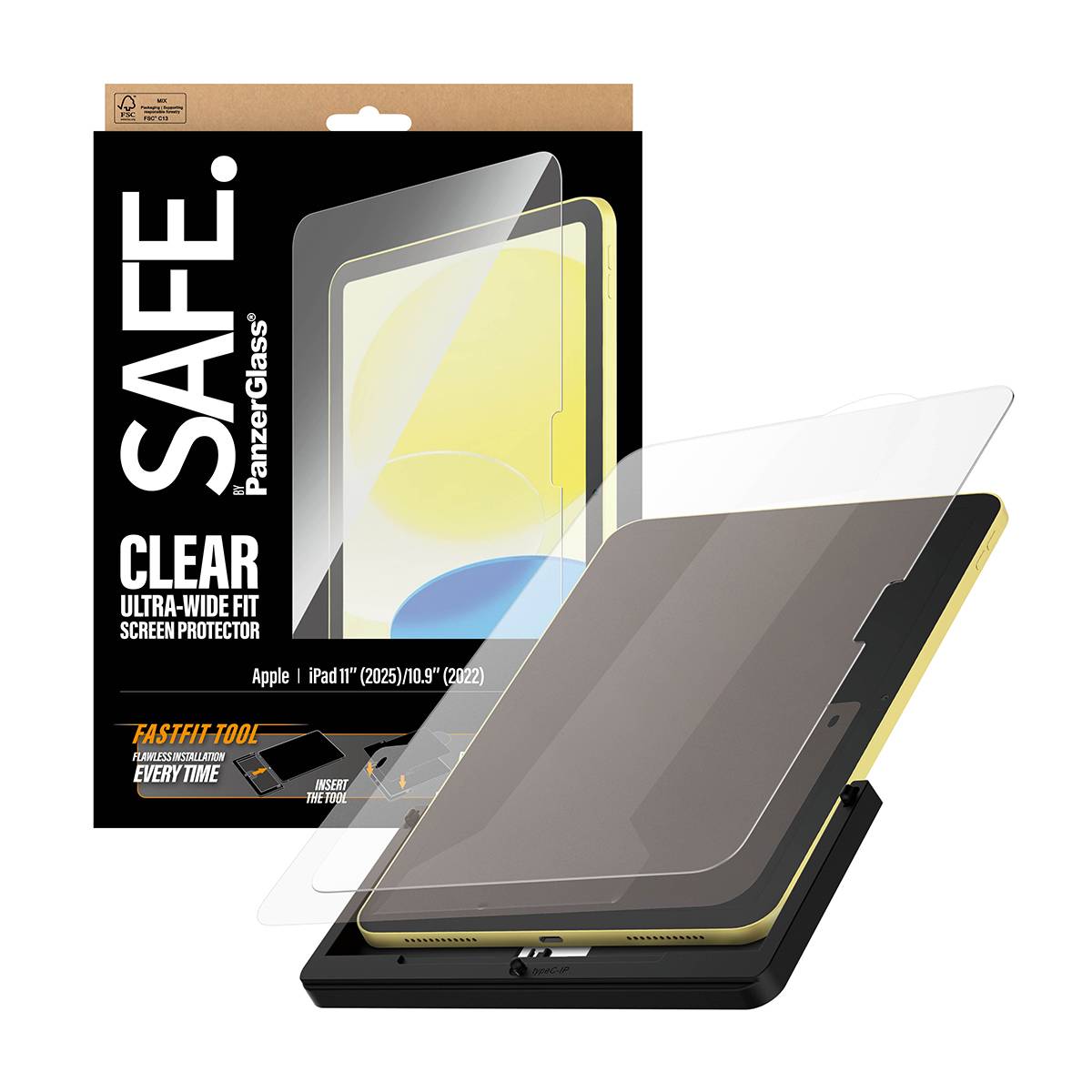 PANZERGLASS - SAFE Schutzglas iPad 11th 11” 2025/UWF-3
