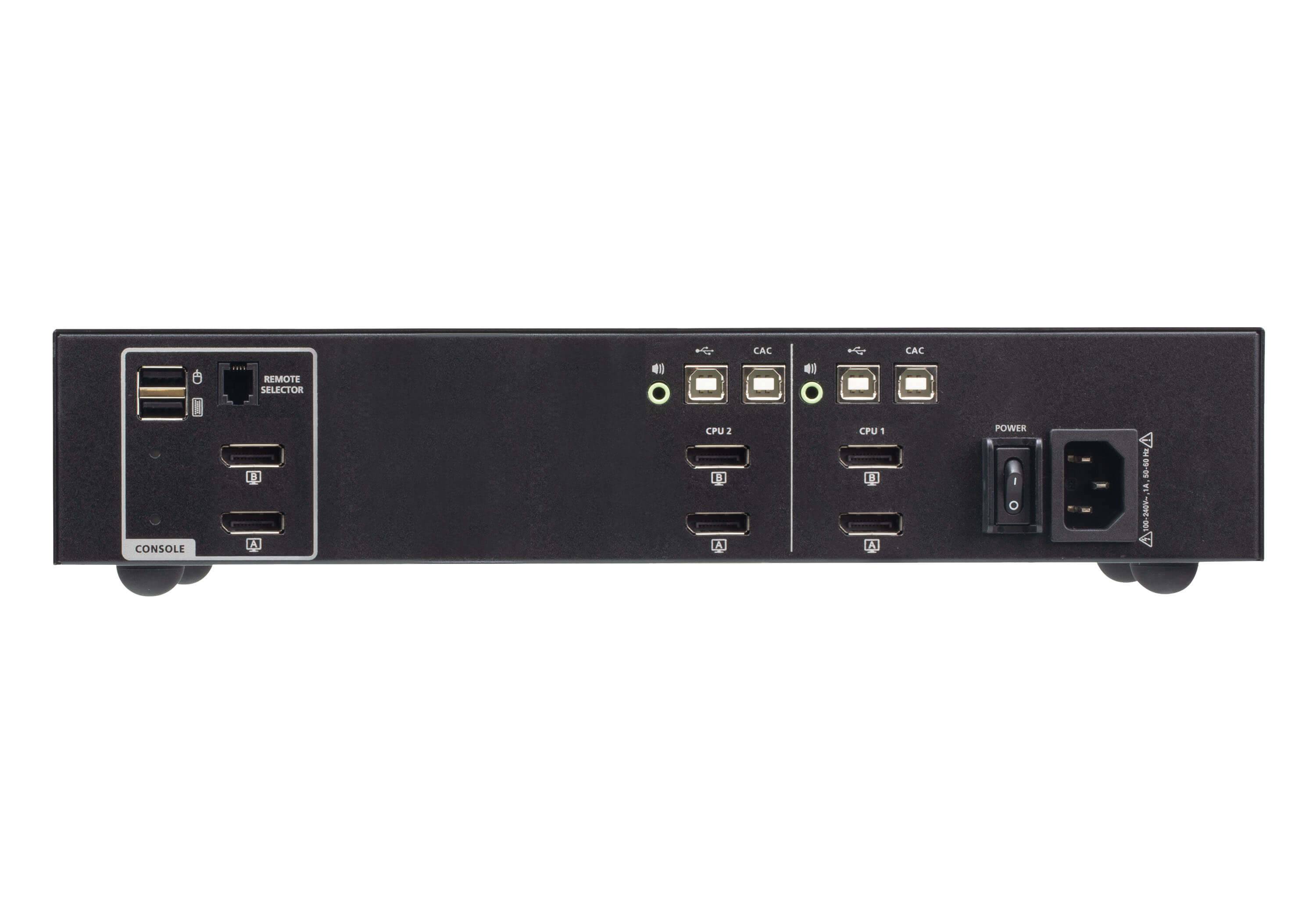 ATEN USB DisplayPort Dual Display Secure KVM Switch - KVM-Umschalter - 2-Port-1
