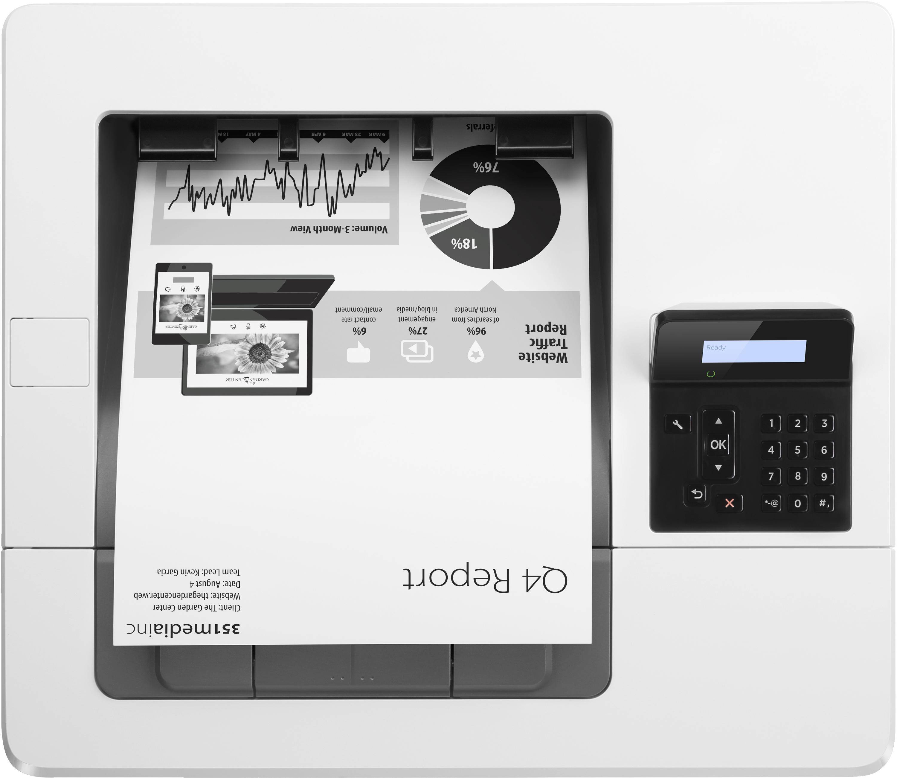 HP LaserJet Pro M501dn - Drucken - Beidseitiger Druck - Laser - 4800 x 600 DPI - A4 - 43 Seiten pro Minute - Doppelseit-2