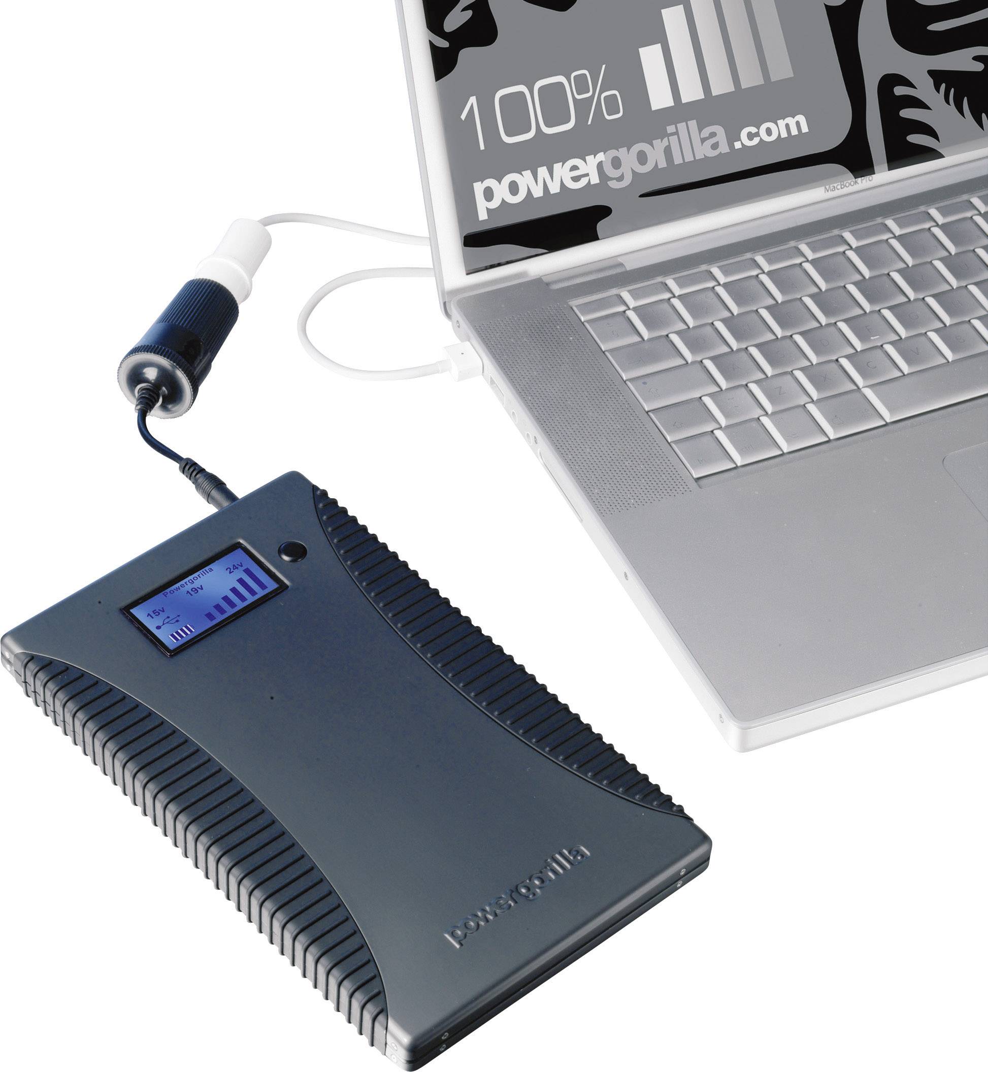 Power Traveller Powergorilla Powerbank 24000 mAh Quick Charge 3.0 LiPo USB-A Schwarz Outdoor, Statusanzeige-11